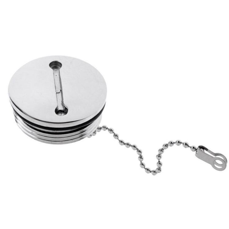 Tappo di ricambio per bocchettone di riempimento del ponte della barca in acciaio inossidabile + accessori di ricambio per la barca a catena, Cap + Chain