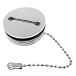 Tappo di ricambio per bocchettone di riempimento del ponte della barca in acciaio inossidabile + accessori di ricambio per la barca a catena, Cap + Chain
