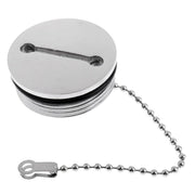 Tappo di ricambio per bocchettone di riempimento del ponte della barca in acciaio inossidabile + accessori di ricambio per la barca a catena, Cap + Chain