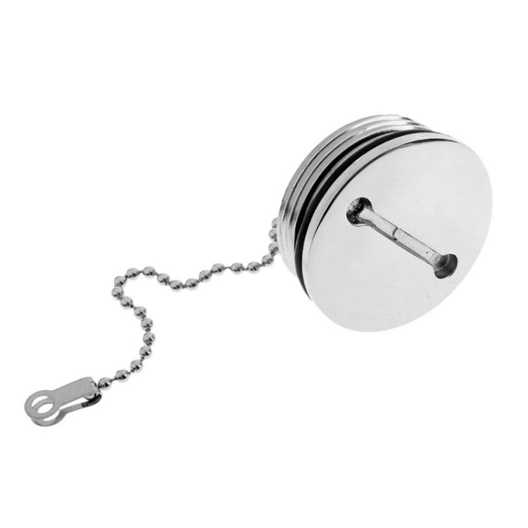 Tappo di ricambio per bocchettone di riempimento del ponte della barca in acciaio inossidabile + accessori di ricambio per la barca a catena, Cap + Chain