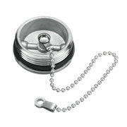 Tappo di ricambio per bocchettone di riempimento del ponte della barca in acciaio inossidabile + accessori di ricambio per la barca a catena, Cap + Chain
