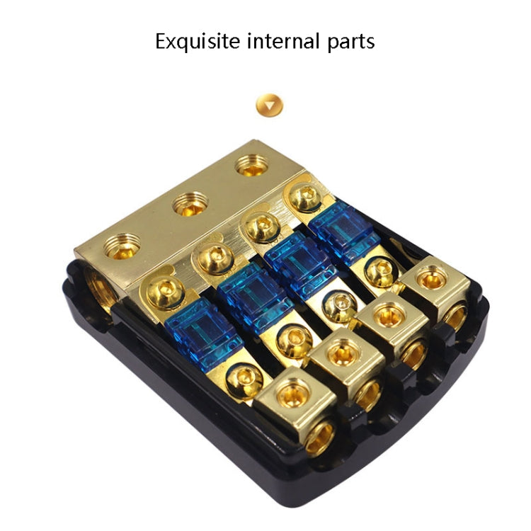 Car Audio Modifica Fuse Holder Fuse Liner Fuse Splitter, 1 In 2 Out, 1 In 3 Out, 1 In 4 Out