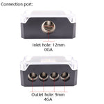 Amplificatore di potenza audio per auto Splitter per mozzo con scatola di giunzione a un punto quattro, Hub Splitter