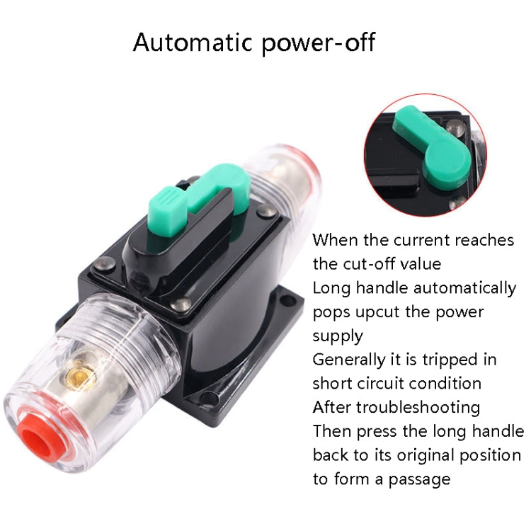 CB9 Car Audio Insurance RV Yacht Circuit Breaker Switch Interruttore di protezione da sovraccarico da cortocircuito, 10A, 15A, 20A, 30A, 40A, 50A, 60A, 80A, 100A, 150A