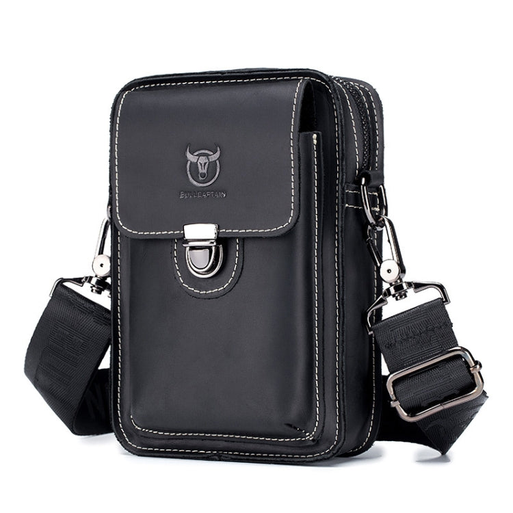 BUFF CAPTAIN 075 Cintura da uomo per cellulare Marsupio Borsa diagonale multifunzione in pelle bovina di primo strato
