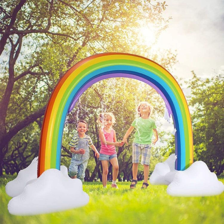 FY002 Bambini gonfiabili all'aperto dell'irrigatore dell'arco dell'arcobaleno del PVC che giocano il giocattolo dell'acqua, Rainbow Arch