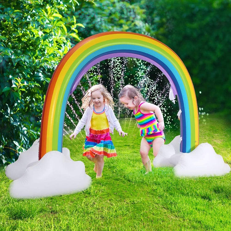 FY002 Bambini gonfiabili all'aperto dell'irrigatore dell'arco dell'arcobaleno del PVC che giocano il giocattolo dell'acqua, Rainbow Arch
