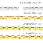 ZH405 Mountain Road Bicicletta Catena Fibbia Magica Catena Fibbia a sgancio rapido, 3 Pairs 6/7/8 Speed (Silver), 3 Pairs 9 Speed (Silver), 3 Pairs 10 Speed (Silver), 3 Pairs 11 Speed (Silver), 3 Pairs 12 Speed (Silver), 3 Pairs 6/7/8 Speed (Gold)     ...