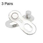 ZH405 Mountain Road Bicicletta Catena Fibbia Magica Catena Fibbia a sgancio rapido, 3 Pairs 6/7/8 Speed (Silver), 3 Pairs 9 Speed (Silver), 3 Pairs 10 Speed (Silver), 3 Pairs 11 Speed (Silver), 3 Pairs 12 Speed (Silver), 3 Pairs 6/7/8 Speed (Gold)     ...