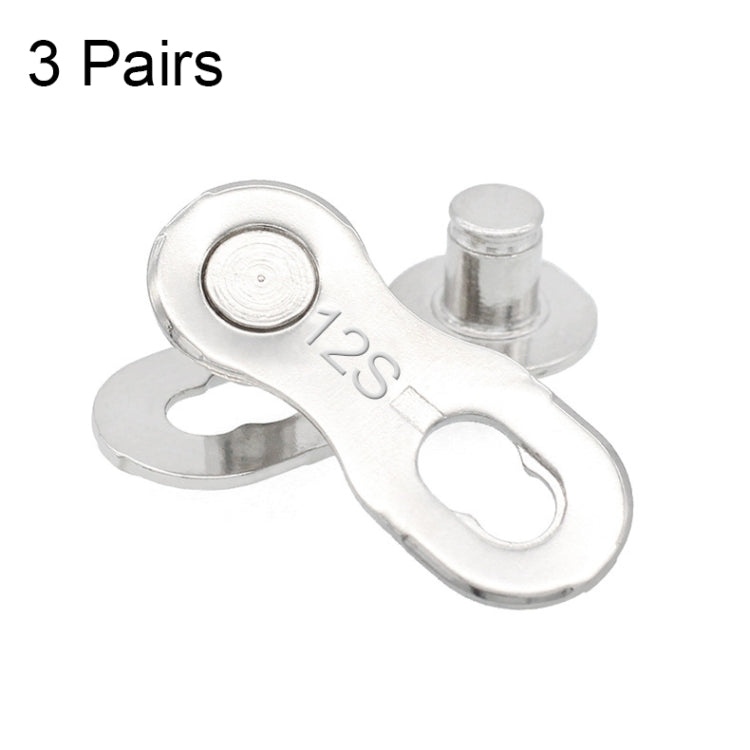 ZH405 Mountain Road Bicicletta Catena Fibbia Magica Catena Fibbia a sgancio rapido, 3 Pairs 6/7/8 Speed (Silver), 3 Pairs 9 Speed (Silver), 3 Pairs 10 Speed (Silver), 3 Pairs 11 Speed (Silver), 3 Pairs 12 Speed (Silver), 3 Pairs 6/7/8 Speed (Gold)     ...
