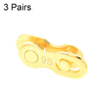 ZH405 Mountain Road Bicicletta Catena Fibbia Magica Catena Fibbia a sgancio rapido, 3 Pairs 6/7/8 Speed (Silver), 3 Pairs 9 Speed (Silver), 3 Pairs 10 Speed (Silver), 3 Pairs 11 Speed (Silver), 3 Pairs 12 Speed (Silver), 3 Pairs 6/7/8 Speed (Gold)     ...