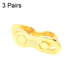ZH405 Mountain Road Bicicletta Catena Fibbia Magica Catena Fibbia a sgancio rapido, 3 Pairs 6/7/8 Speed (Silver), 3 Pairs 9 Speed (Silver), 3 Pairs 10 Speed (Silver), 3 Pairs 11 Speed (Silver), 3 Pairs 12 Speed (Silver), 3 Pairs 6/7/8 Speed (Gold)     ...