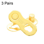 ZH405 Mountain Road Bicicletta Catena Fibbia Magica Catena Fibbia a sgancio rapido, 3 Pairs 6/7/8 Speed (Silver), 3 Pairs 9 Speed (Silver), 3 Pairs 10 Speed (Silver), 3 Pairs 11 Speed (Silver), 3 Pairs 12 Speed (Silver), 3 Pairs 6/7/8 Speed (Gold)     ...