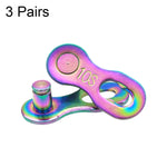 ZH405 Mountain Road Bicicletta Catena Fibbia Magica Catena Fibbia a sgancio rapido, 3 Pairs 6/7/8 Speed (Silver), 3 Pairs 9 Speed (Silver), 3 Pairs 10 Speed (Silver), 3 Pairs 11 Speed (Silver), 3 Pairs 12 Speed (Silver), 3 Pairs 6/7/8 Speed (Gold)     ...