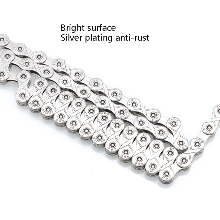 Catena galvanica catena per mountain bike da strada, specifica:, 6/7/8 Speed, 9 Speed chain, 10 Speed, 11 Speed