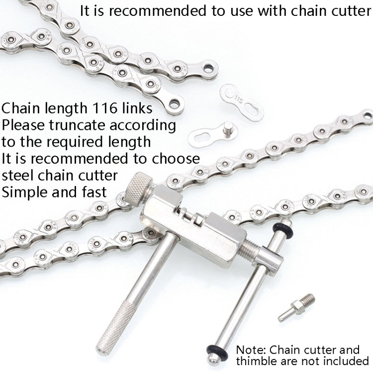 Catena galvanica catena per mountain bike da strada, specifica:, 6/7/8 Speed, 9 Speed chain, 10 Speed, 11 Speed