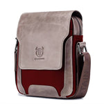 BUFF CAPTAIN 999 Borsa diagonale in pelle da uomo Borse a tracolla multifunzione in pelle bovina di primo strato