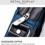 BUFF CAPTAIN 999 Borsa diagonale in pelle da uomo Borse a tracolla multifunzione in pelle bovina di primo strato
