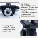 Microscopio digitale HD 10MP con display LCD 4,3" e LED