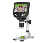Microscopio digitale HD 10MP con display LCD 4,3" e LED