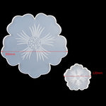 Stampo in silicone per tazza di fiori Set di stampi in cristallo fai-da-te con petalo per frutta a forma di goccia, 1 Big + 5 Small Flowers Set, 1 Big + 3 Small Flowers Set, Big Flowers