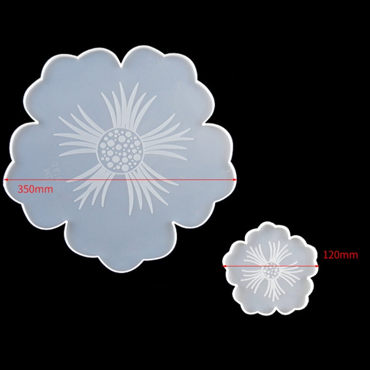 Stampo in silicone per tazza di fiori Set di stampi in cristallo fai-da-te con petalo per frutta a forma di goccia, 1 Big + 5 Small Flowers Set, 1 Big + 3 Small Flowers Set, Big Flowers