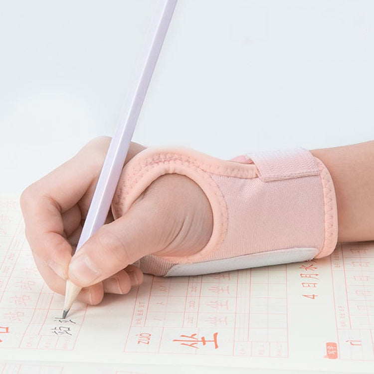 Cintura per la correzione del polso della postura con la penna Studenti delle scuole elementari che scrivono correttore del polso anti-gancio,Dimensioni:, M (Black), S (Blue), S  (Pink), M (Blue), M  (Pink)