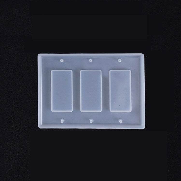 3 pz cristallo epossidico specchio presa porosa pulsante linea dati interruttore pannello stampo in silicone, Style One, Style Two, Style Three, Style Four, Style Five, Style Six
