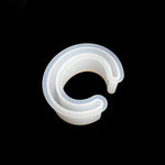 Stampo in silicone epossidico di cristallo fai-da-te stampo a mezza apertura per bracciale tipo C da 3 pezzi, MD1005