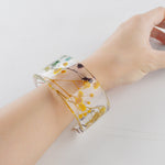 Stampo in silicone epossidico di cristallo fai-da-te stampo a mezza apertura per bracciale tipo C da 3 pezzi, MD1005