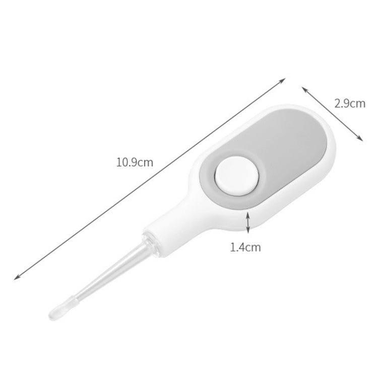 2 PZ Fasola DZ-477 Picker per orecchie luminoso illuminato Sicurezza per bambini Picker per orecchie con testa morbida