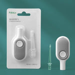 2 PZ Fasola DZ-477 Picker per orecchie luminoso illuminato Sicurezza per bambini Picker per orecchie con testa morbida