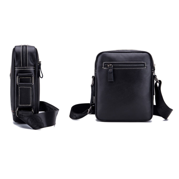Borsa a tracolla in pelle bovina da uomo 25x21x9 cm