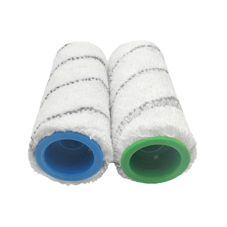 1 Pair HJ-PJ-0117 Multi-Floor Cleaning Brush Roller Brush for Kaica FC3D / FC5