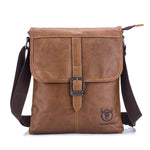 BUFF CAPTAIN 034 Borsa a tracolla in pelle da uomo Borsa sportiva in pelle bovina di primo strato all'aperto