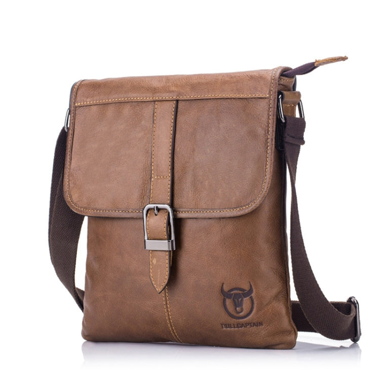BUFF CAPTAIN 034 Borsa a tracolla in pelle da uomo Borsa sportiva in pelle bovina di primo strato all'aperto