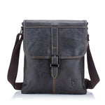 BUFF CAPTAIN 034 Borsa a tracolla in pelle da uomo Borsa sportiva in pelle bovina di primo strato all'aperto