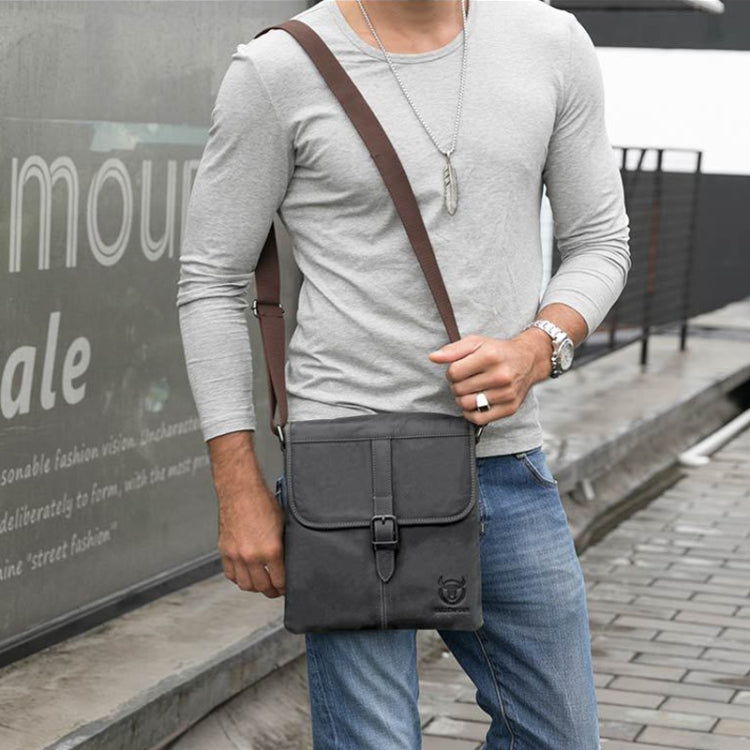 BUFF CAPTAIN 034 Borsa a tracolla in pelle da uomo Borsa sportiva in pelle bovina di primo strato all'aperto