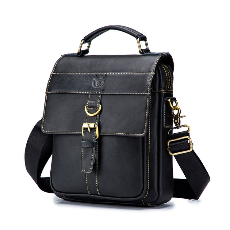 BUFF CAPTAIN 302 Borsa a tracolla casual da uomo in pelle bovina di primo strato