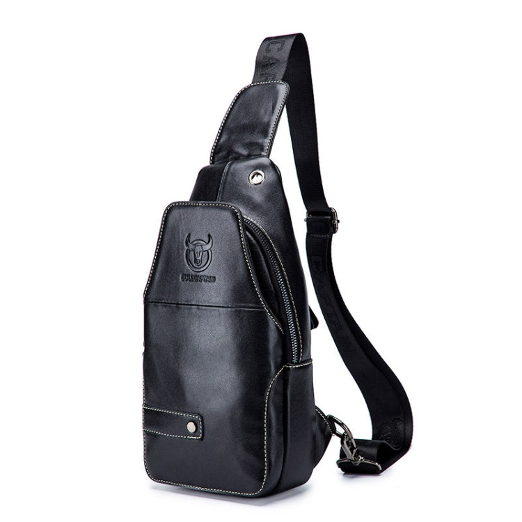 BUFF CAPTAIN 087 Borsa a tracolla da uomo in pelle Borsa da petto sportiva in pelle bovina di primo strato