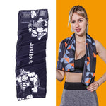 Asciugamano freddo ad asciugatura rapida che assorbe il sudore con sensazione di freddo, Quick-Drying Towel, Size: 100 x 30cm(Music Festival), Quick-Drying Towel, Size: 100 x 30cm(Fire), Quick-Drying Towel, Size: 100 x 30cm(Geometric Triangle)         ...