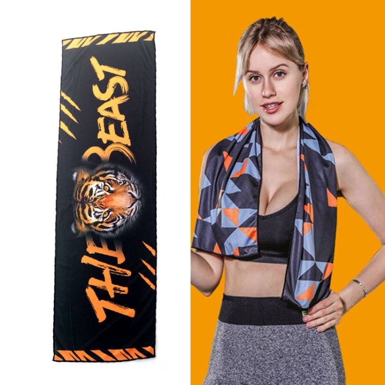 Asciugamano freddo ad asciugatura rapida che assorbe il sudore con sensazione di freddo, Quick-Drying Towel, Size: 100 x 30cm(Music Festival), Quick-Drying Towel, Size: 100 x 30cm(Fire), Quick-Drying Towel, Size: 100 x 30cm(Geometric Triangle)         ...