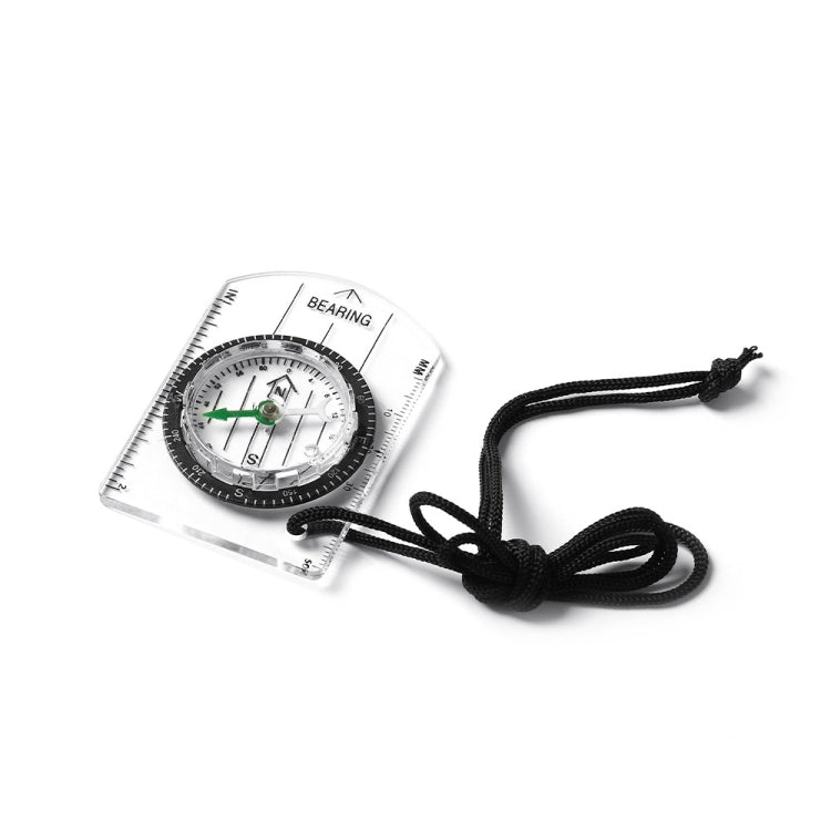 Bussola 2 in 1 da 4 pezzi con righello di misurazione della mappa Bussola multifunzionale per esterni, 2 in 1