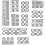 Stampo in silicone per tastiere fai-da-te da 2 pezzi Stampo in silicone per tastiera meccanica OEM, stile:, MD3520, MD3521, MD3522, MD3523, MD3524, MD3525