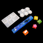 Stampo in silicone per tastiere fai-da-te da 2 pezzi Stampo in silicone per tastiera meccanica OEM, stile:, MD3520, MD3521, MD3522, MD3523, MD3524, MD3525