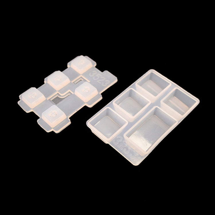 Stampo in silicone per tastiere fai-da-te da 2 pezzi Stampo in silicone per tastiera meccanica OEM, stile:, MD3520, MD3521, MD3522, MD3523, MD3524, MD3525