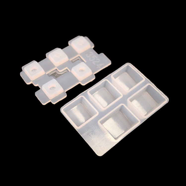 Stampo in silicone per tastiere fai-da-te da 2 pezzi Stampo in silicone per tastiera meccanica OEM, stile:, MD3520, MD3521, MD3522, MD3523, MD3524, MD3525