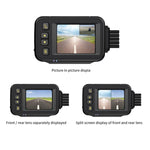 MT30 720P Registratore di guida per moto impermeabile Locomotiva Registratore a doppia lente anteriore e posteriore, MT30
