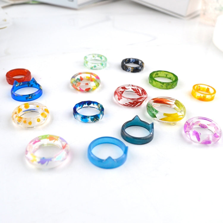 3 in 1 stampo in silicone con pendente ad anello gocciolante di cristallo fai-da-te stampo ad anello a forma di arco, 3 in 1 Ring Mold