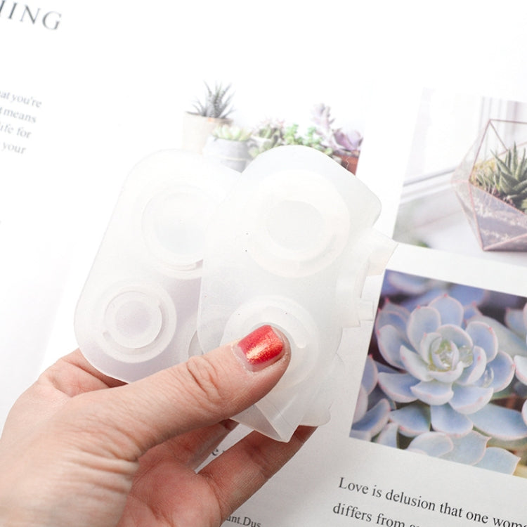 3 in 1 stampo in silicone con pendente ad anello gocciolante di cristallo fai-da-te stampo ad anello a forma di arco, 3 in 1 Ring Mold